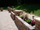 Patio with Planters